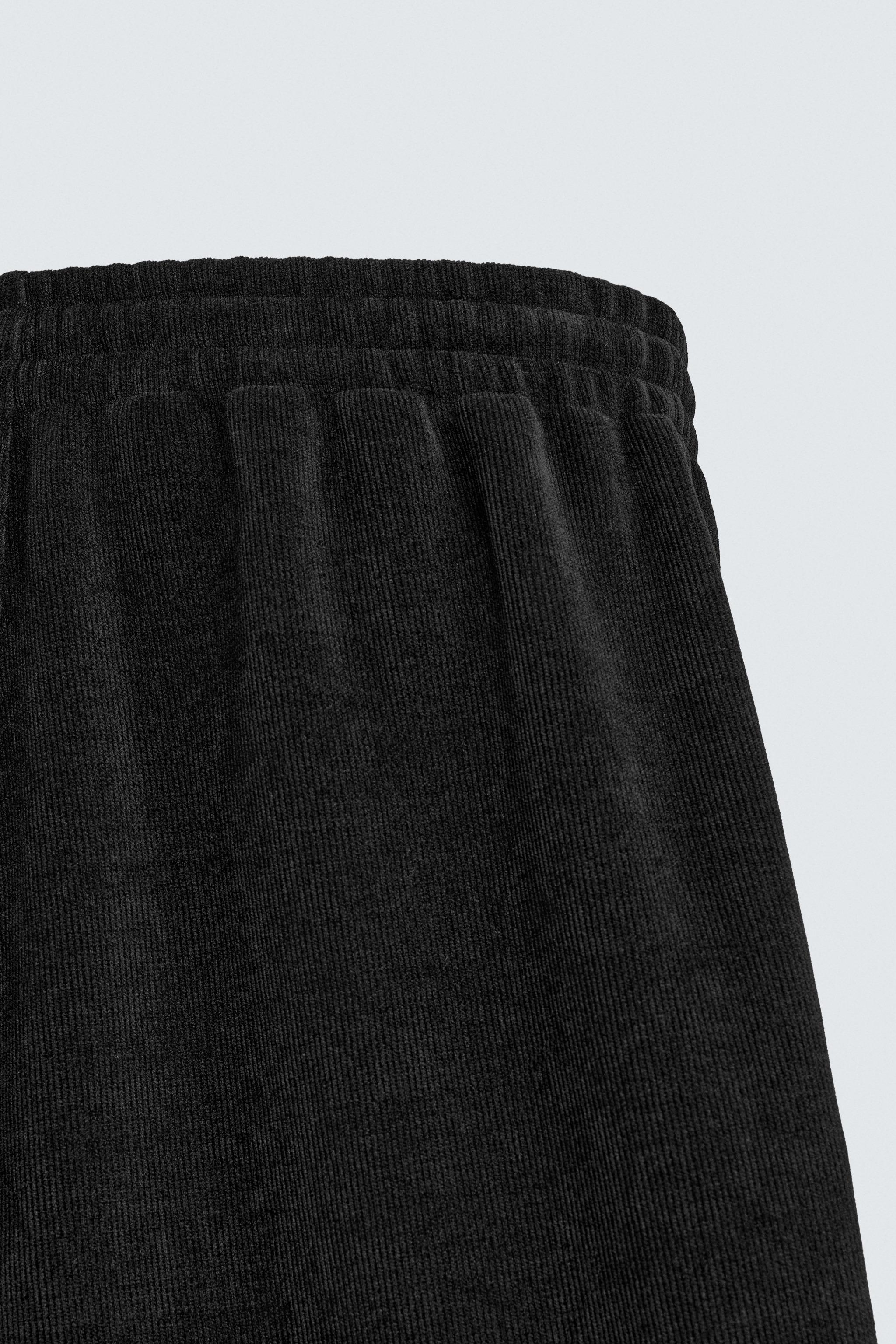 PANTALON BALLON EN VELOURS CÔTELÉ